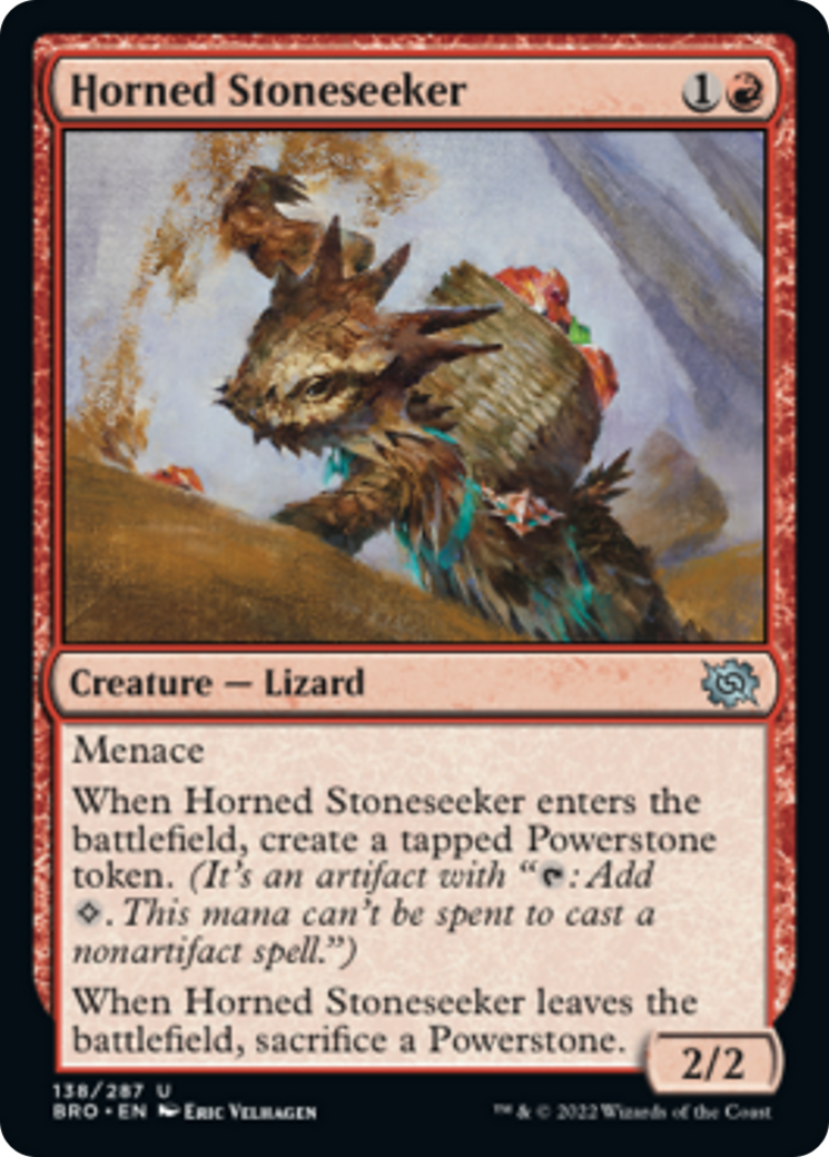 Horned Stoneseeker Card Image