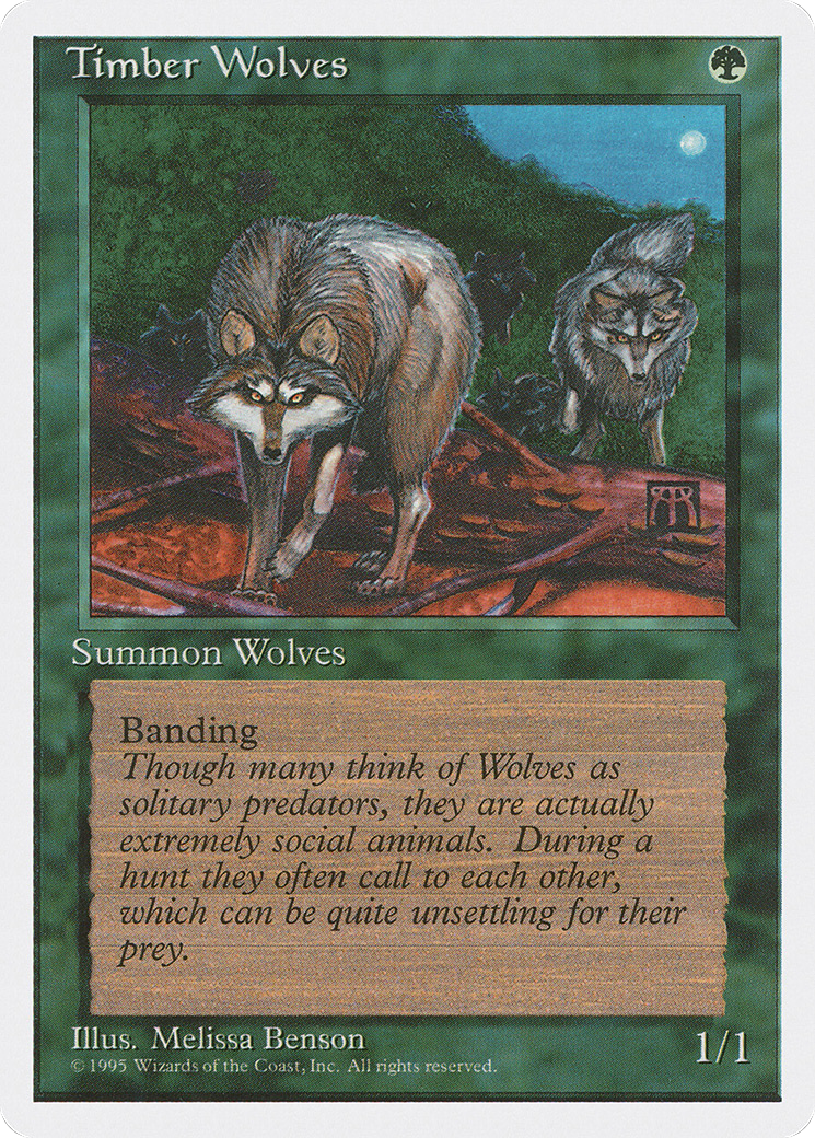 Timber Wolves Card Image