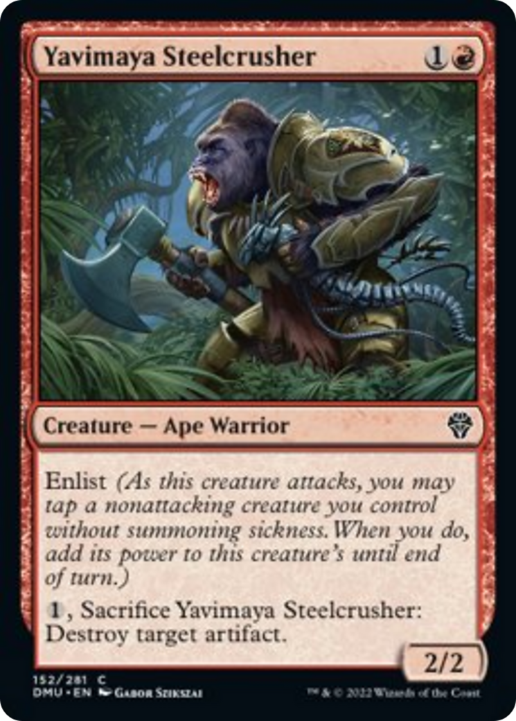 Yavimaya Steelcrusher Card Image