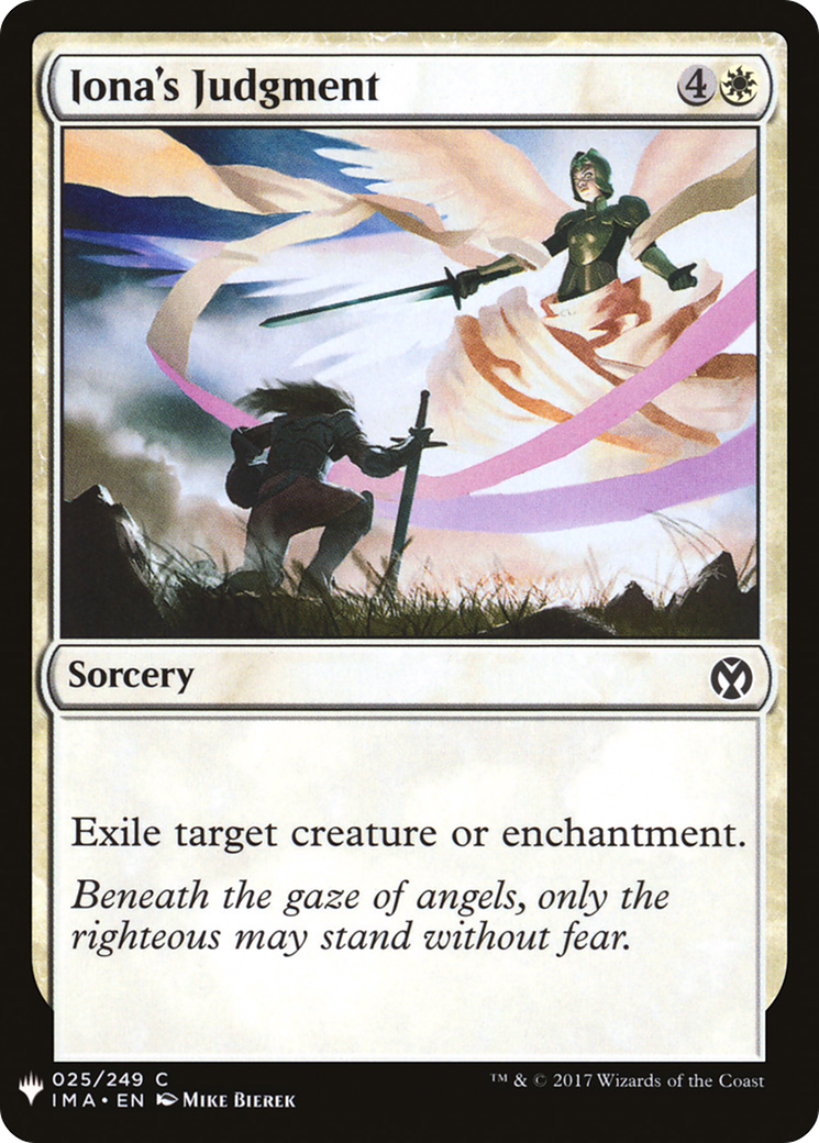 Iona's Judgment Card Image