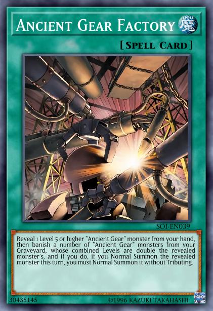 Ancient Gear Factory Card Image