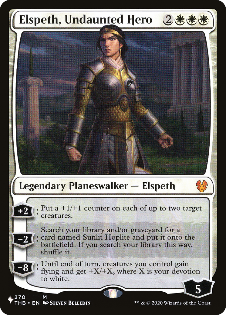 Elspeth, Undaunted Hero Card Image