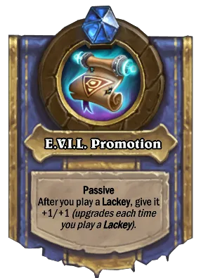 E.V.I.L. Promotion Card Image