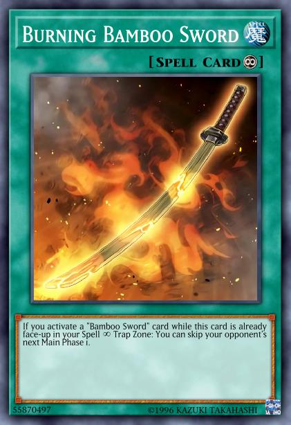 Burning Bamboo Sword Card Image