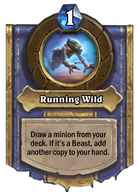 Running Wild Card Image