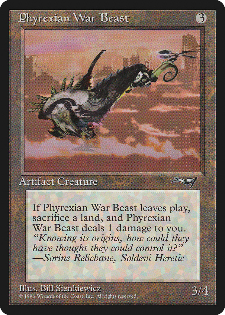 Phyrexian War Beast Card Image