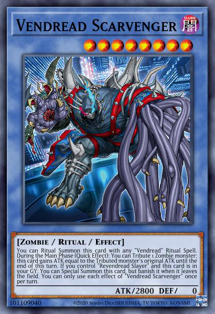 Vendread Scavenger Yu-Gi-Oh Card, Art 2