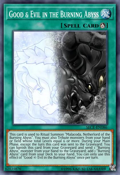 Good & Evil in the Burning Abyss Card Image