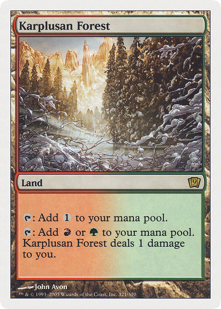 Karplusan Forest Card Image