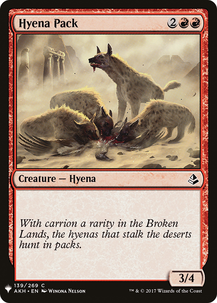 Hyena Pack Card Image