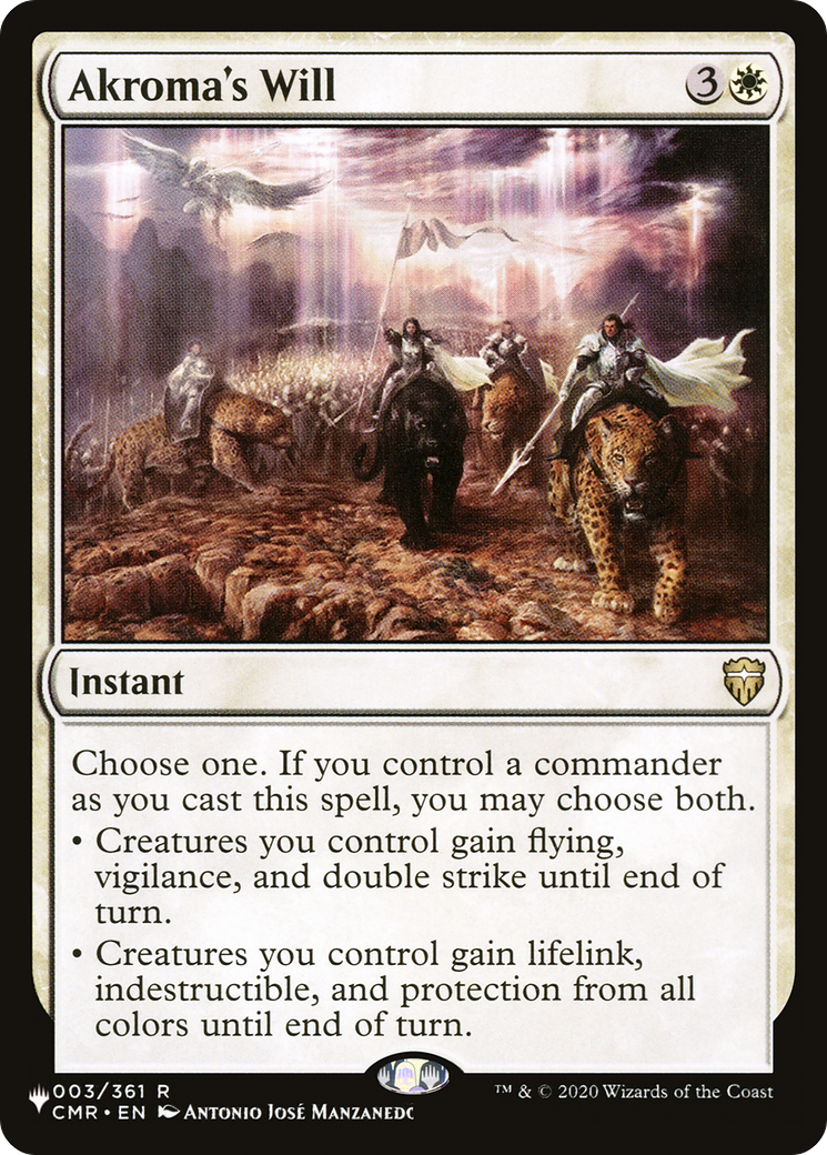Akroma's Will Card Image