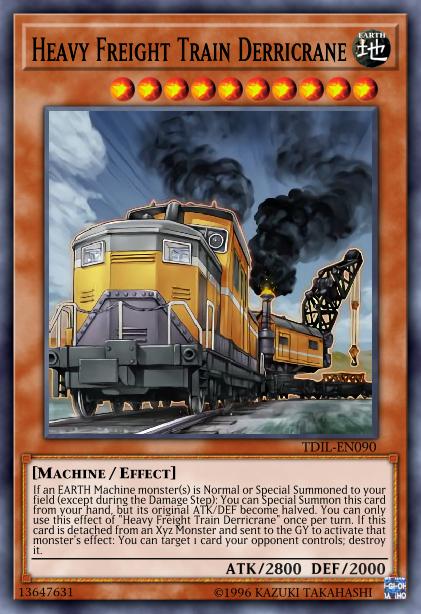 Heavy Freight Train Derricrane Card Image