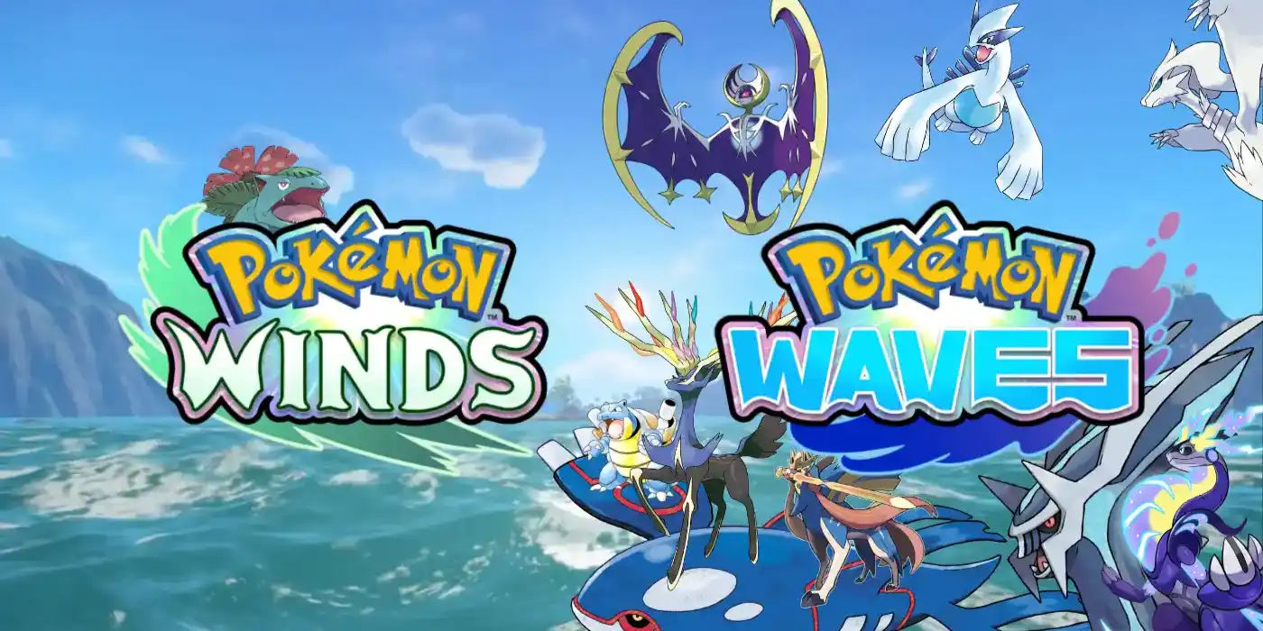 Could Waves and Wind Be the First Pokemon Games Without a Red and Blue Reference