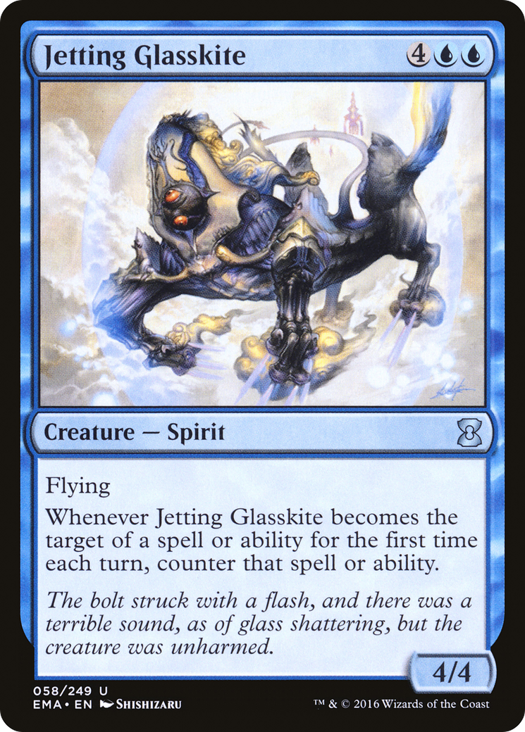 Jetting Glasskite Card Image