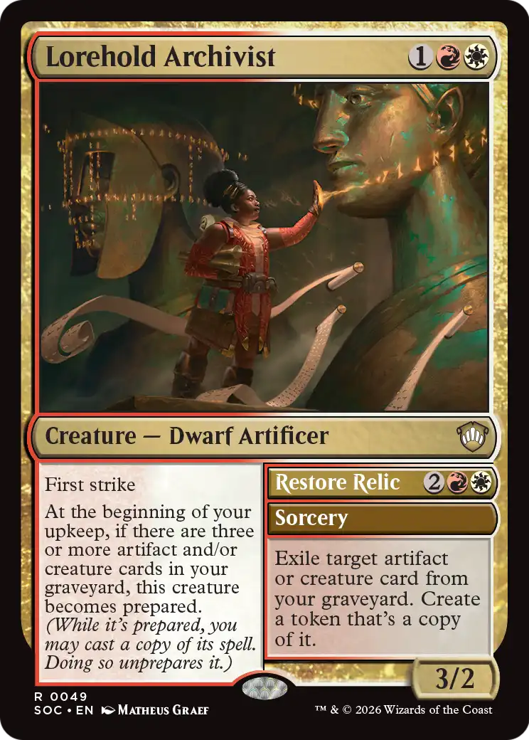 Restore Relic Magic: The Gathering card