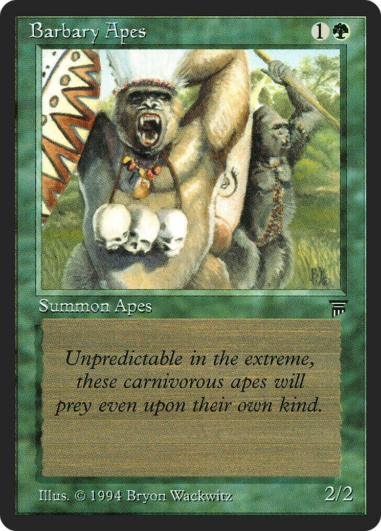 Barbary Apes Card Image