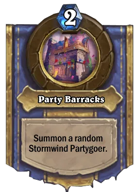 Party Barracks Card Image