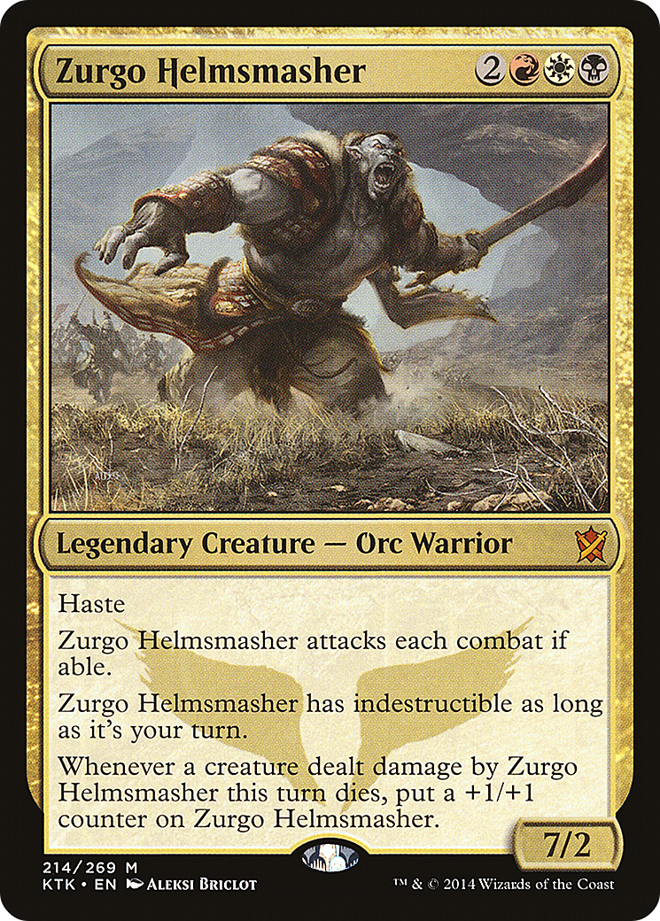 Zurgo Helmsmasher Card Image