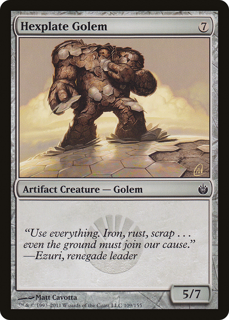 Hexplate Golem Card Image