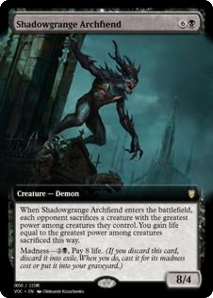 Shadowgrange Archfiend Card Image
