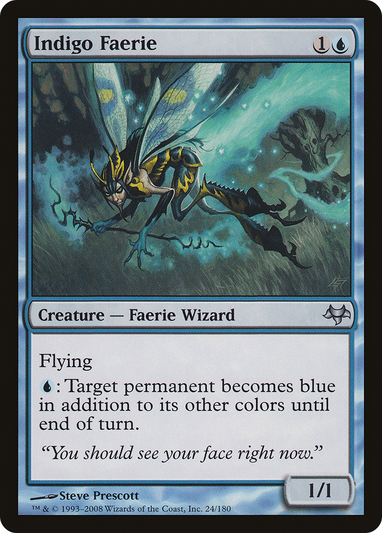 Indigo Faerie Card Image