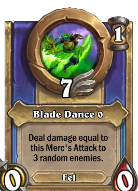 Blade Dance {0} Card Image