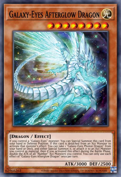Galaxy-Eyes Afterglow Dragon Card Image