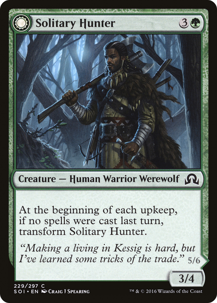 Solitary Hunter // One of the Pack Card Image