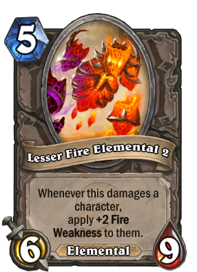 Lesser Fire Elemental 2 Card Image