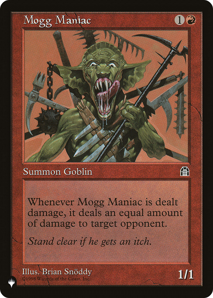 Mogg Maniac Card Image