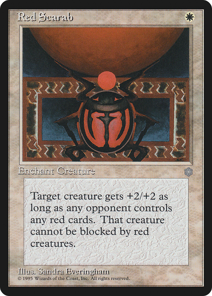 Red Scarab Card Image