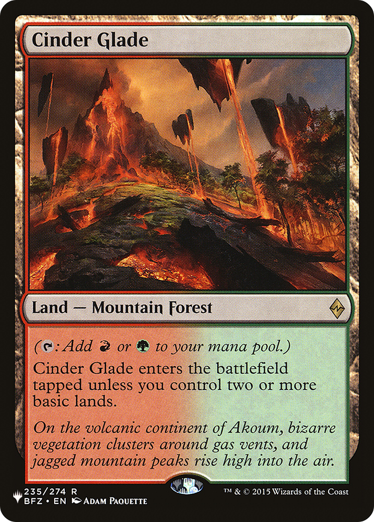 Cinder Glade Card Image