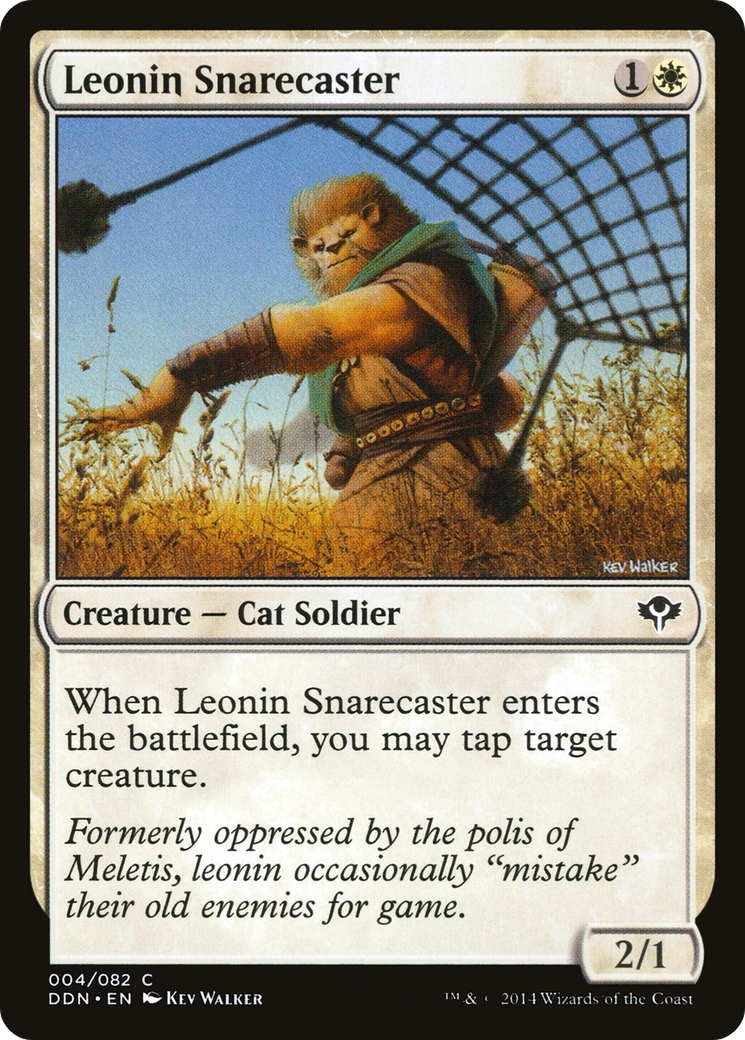 Leonin Snarecaster Card Image