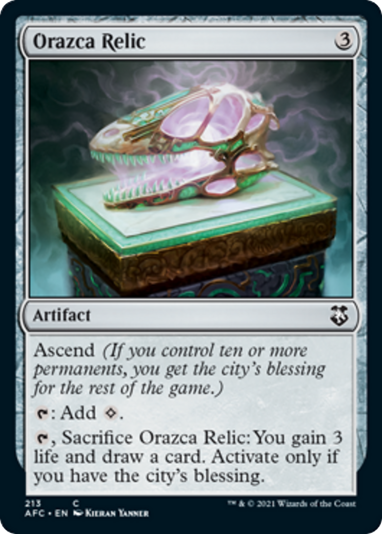Orazca Relic Card Image