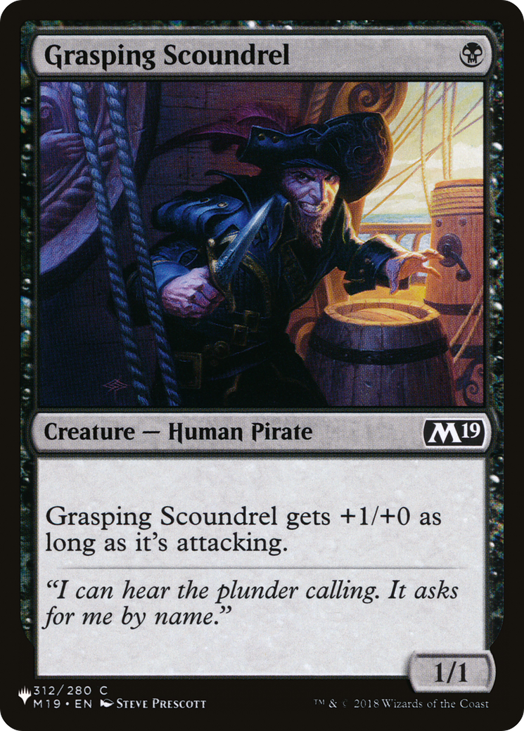 Grasping Scoundrel Card Image