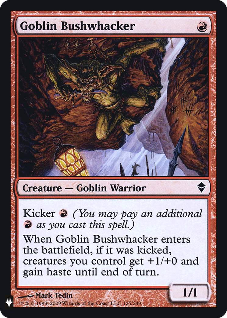 Goblin Bushwhacker Card Image