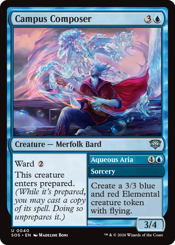 Aqueous Aria Magic: The Gathering card