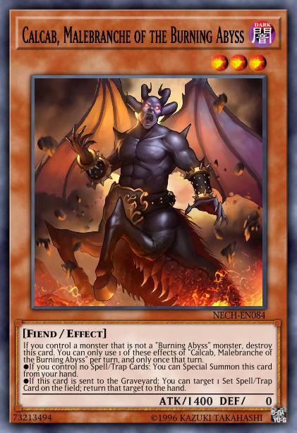 Calcab, Malebranche of the Burning Abyss Card Image