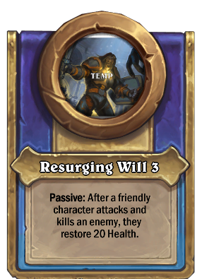 Resurging Will 3 Card Image