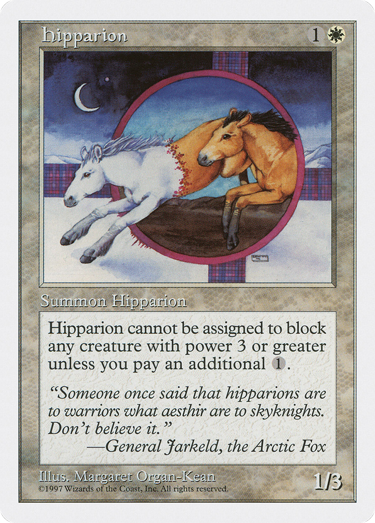 Hipparion Card Image