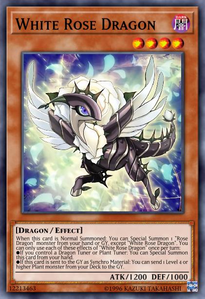 White Rose Dragon Card Image