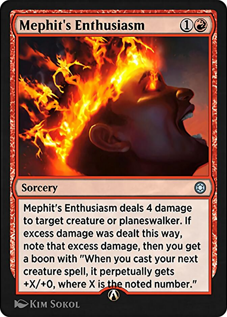 Mephit's Enthusiasm Card Image