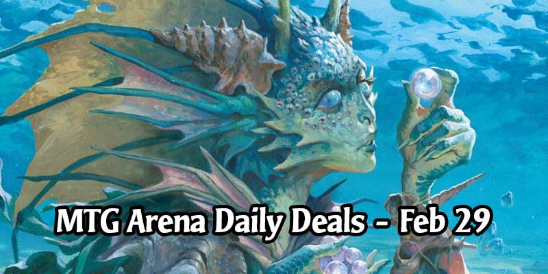 Daily Store Deals in MTG Arena for February 29, 2020 - 90% Off Thassa's Oracle Card Style & More!