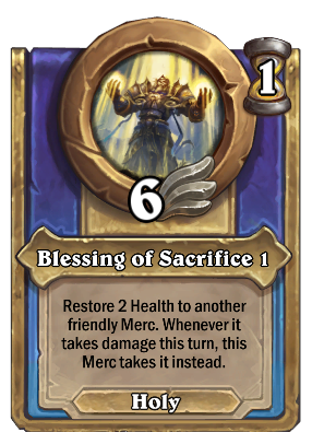 Blessing of Sacrifice 1 Card Image
