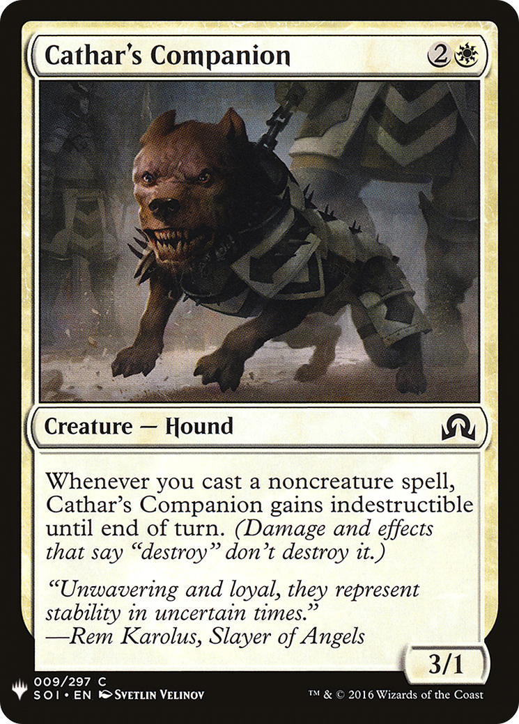 Cathar's Companion Card Image