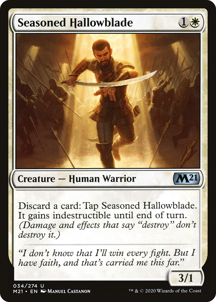 Seasoned Hallowblade Card Image