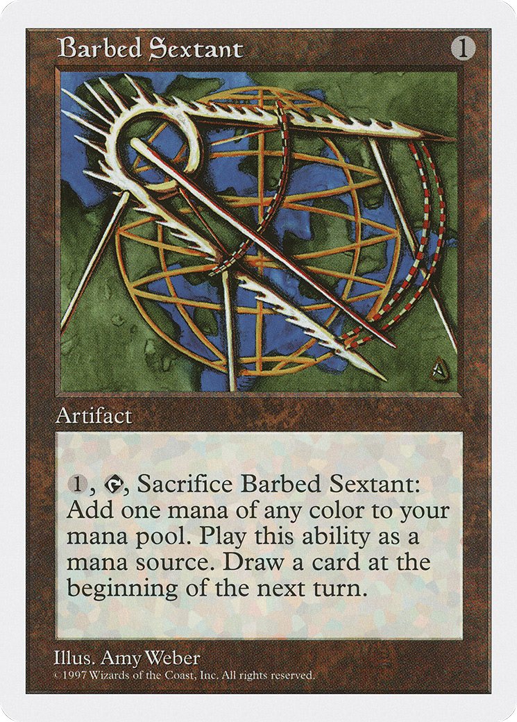 Barbed Sextant Card Image