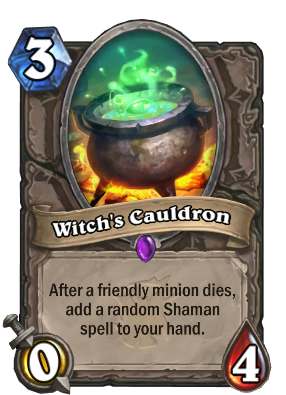 Witch's Cauldron Card Image