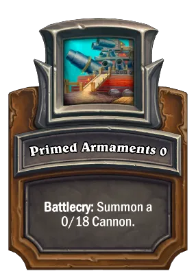 Primed Armaments {0} Card Image