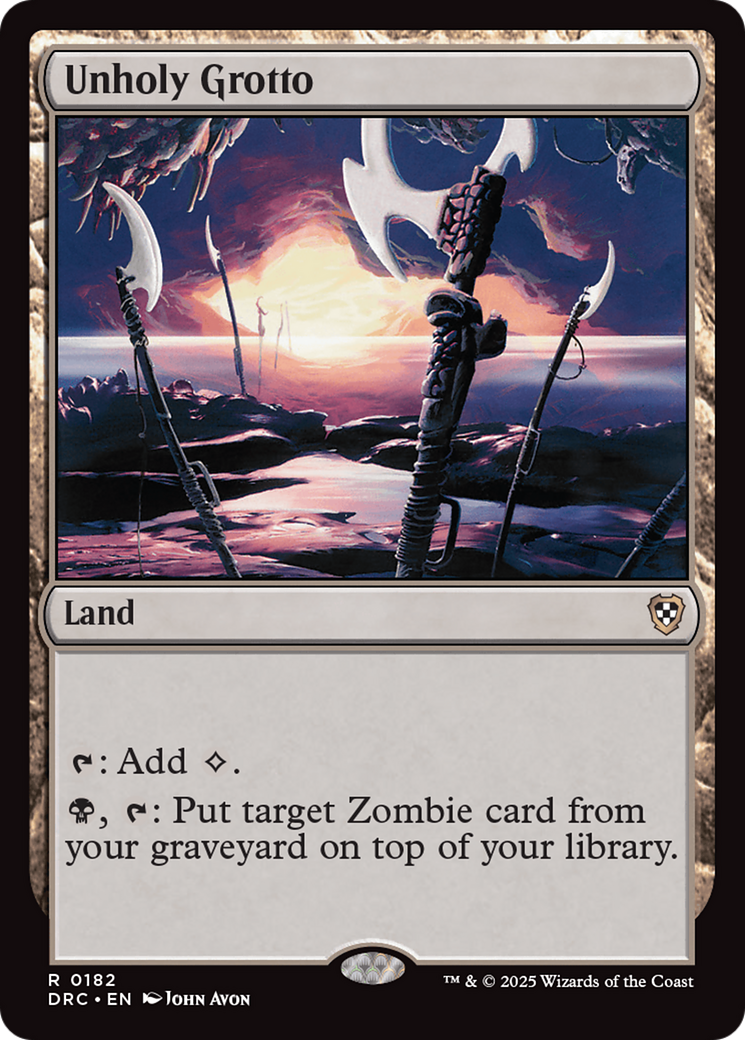Unholy Grotto Card Image